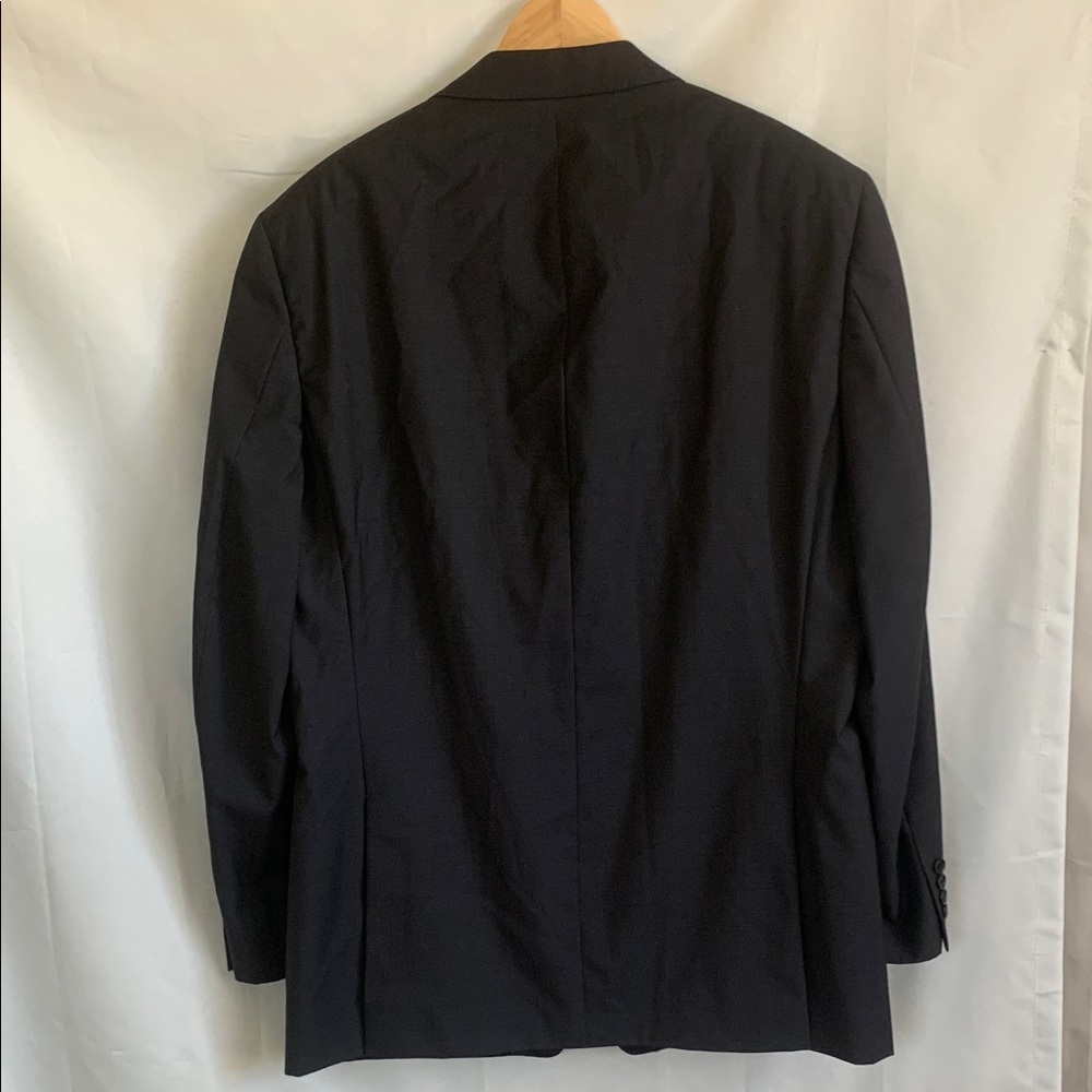 Calvin Klein Black Blazer 100% lightweight Wool 44L. - Picture 8 of 9